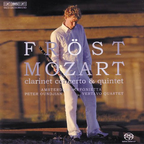 the album cover for Martin Frost - Concerto in a Major Clarinet & Orch (Hybrid)