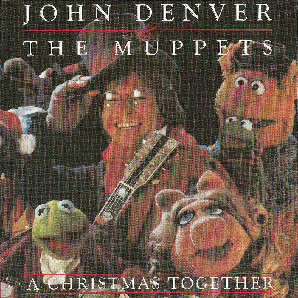 the album cover for John Denver & Muppets - Christmas Together