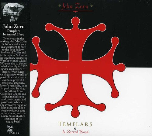 the album cover for John Zorn - Templarsnin Sacred Blood