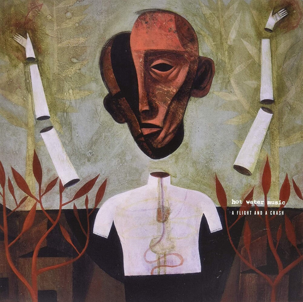 the album cover for Hot Water Music - A Flight And A Crash