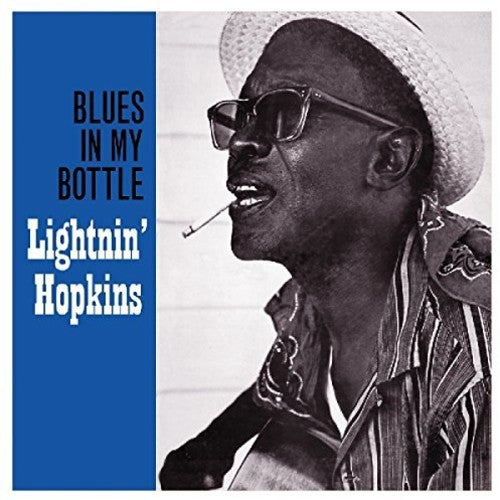 the album cover for Lightnin' Hopkins - Blues In My Bottle