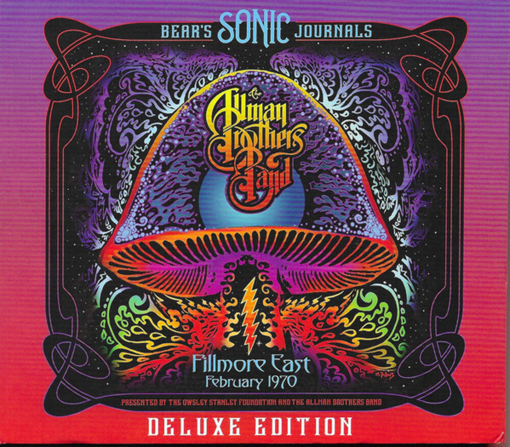 the album cover for The Allman Brothers Band - Bear's Sonic Journals: Fillmore East February