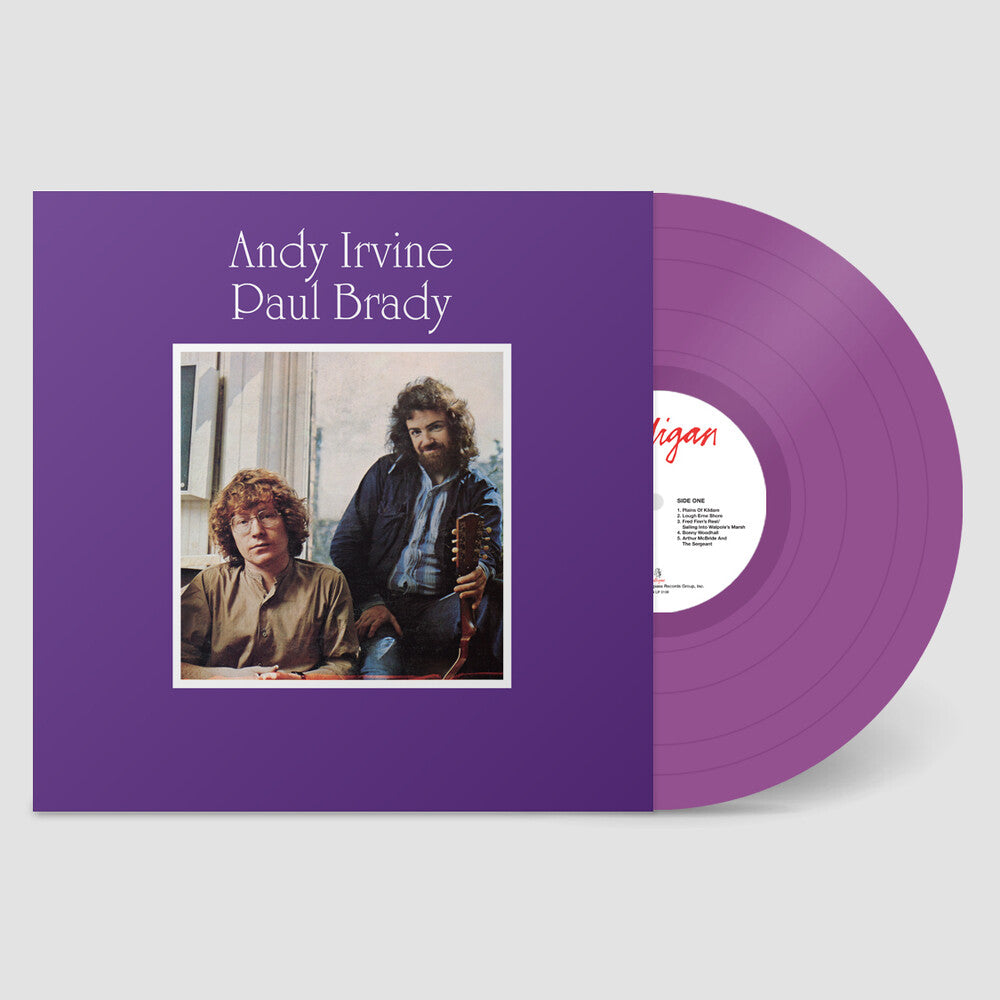 the album cover for Andy Irvine / Brady,Paul - Andy Irvine / Paul Brady (Special Ed.) (Purple)
