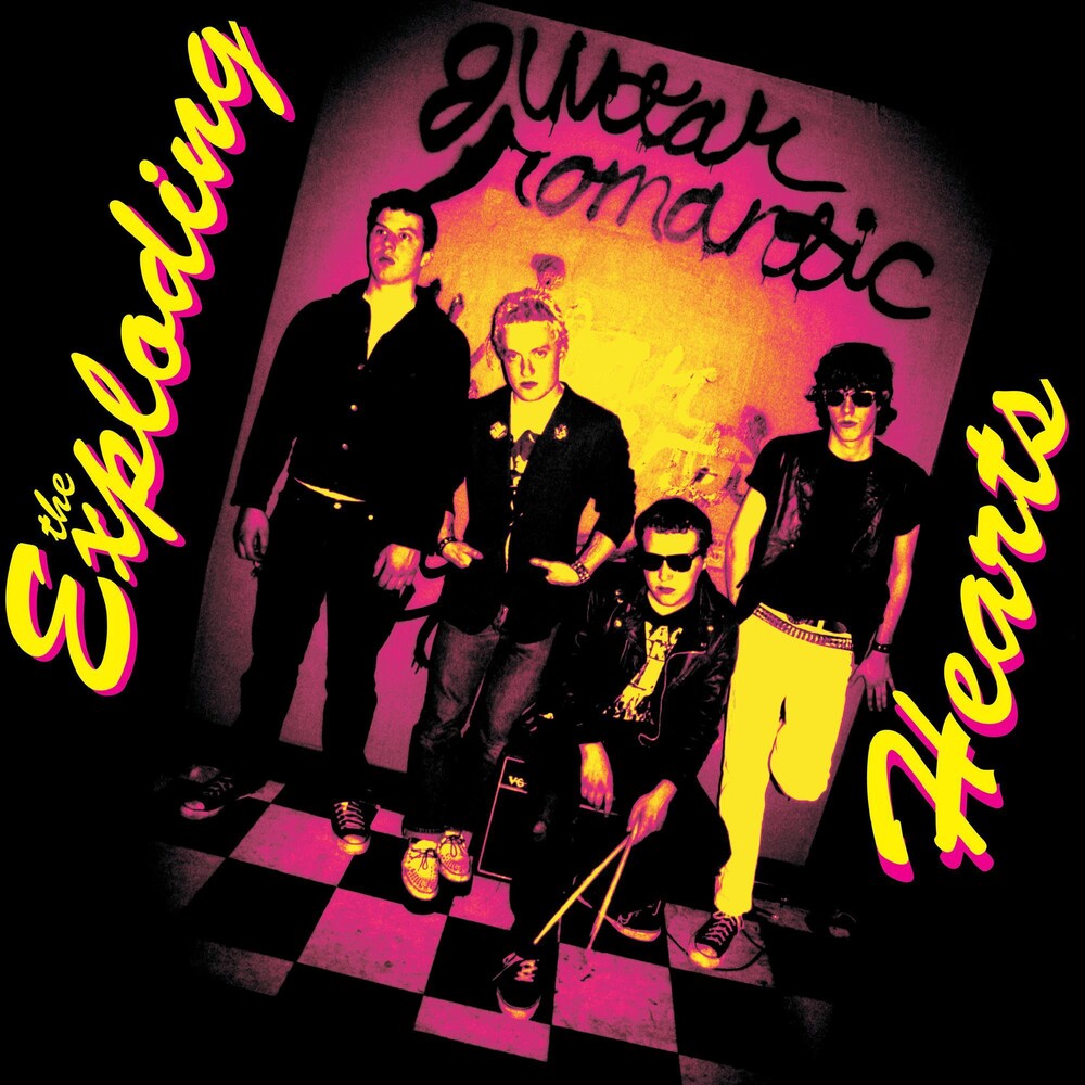 the album cover for The Exploding Hearts - Guitar Romantic: Expanded & Remastered