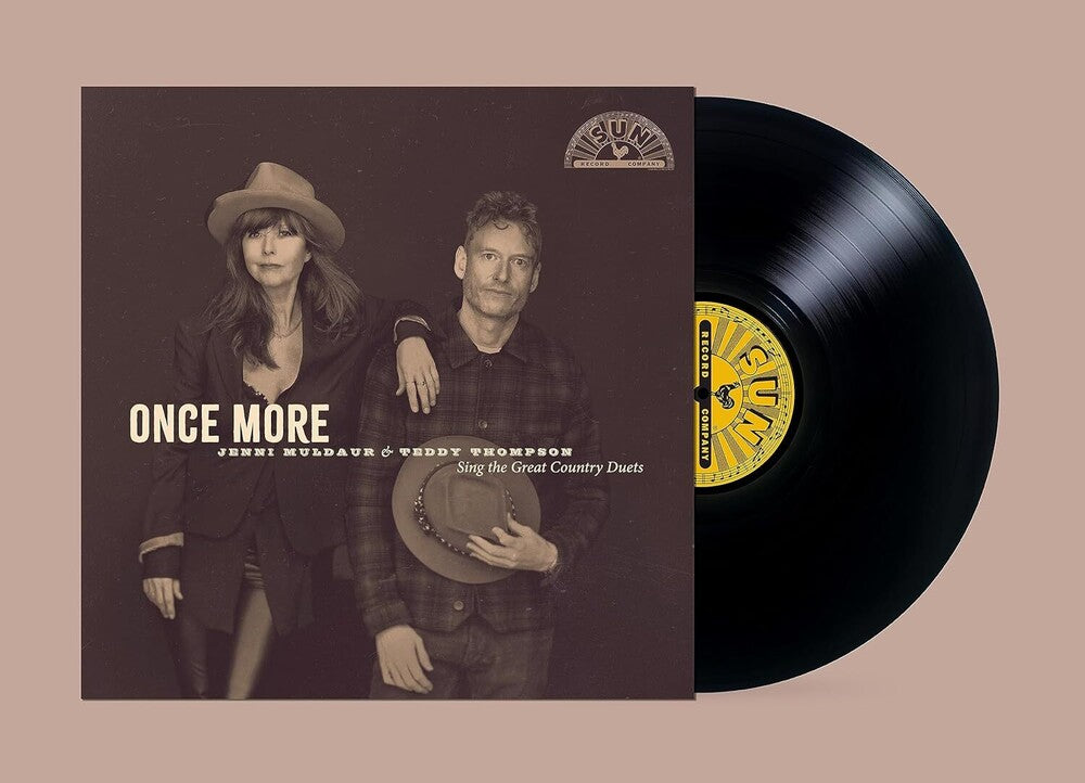 the album cover for Jenni Muldaur / Thompson,Teddy - Once More: Jenni Muldaur & Teddy Thompson Sing The