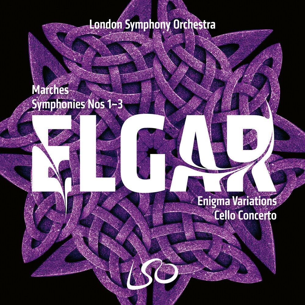 the album cover for London Symphony Orchestra - Elgar: Symphonies Nos.1-3 Enigma Variations Cello