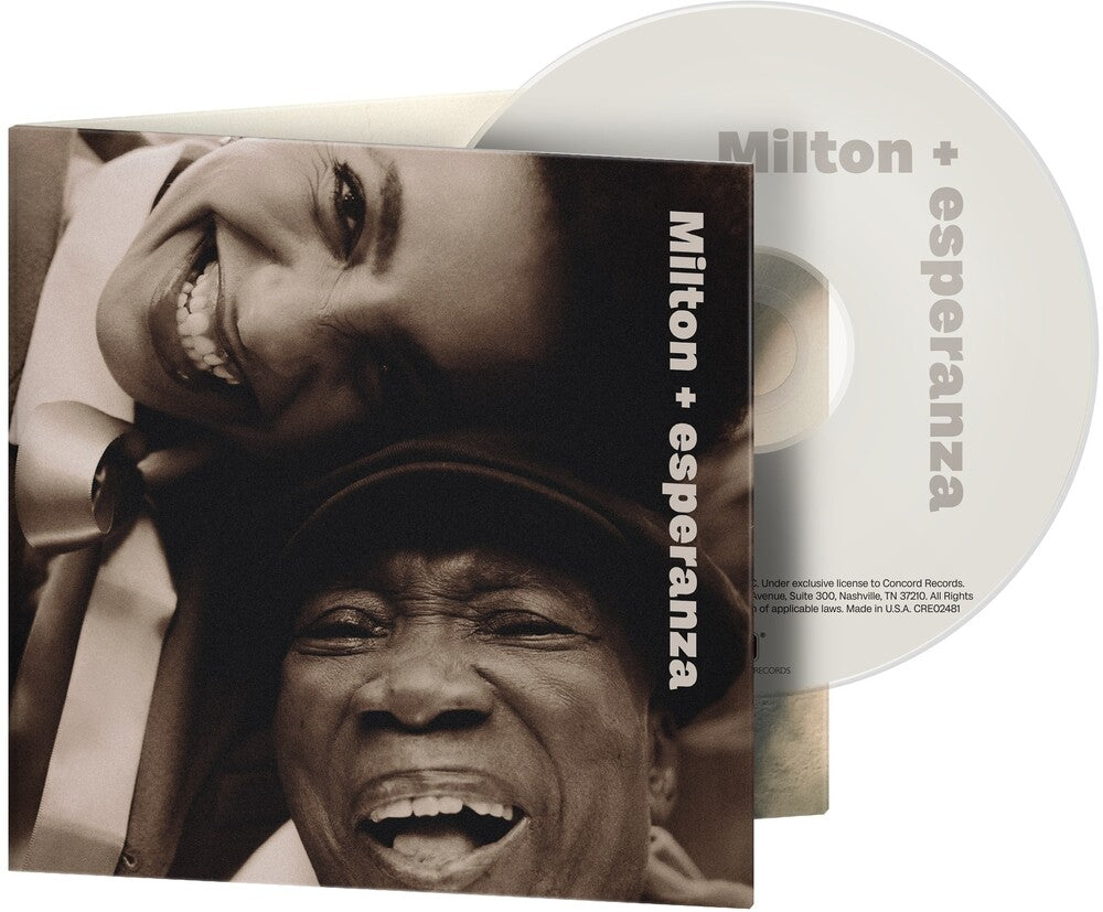 the album cover for Milton Nascimento & Spalding,Esperanza - Milton + Esperanza