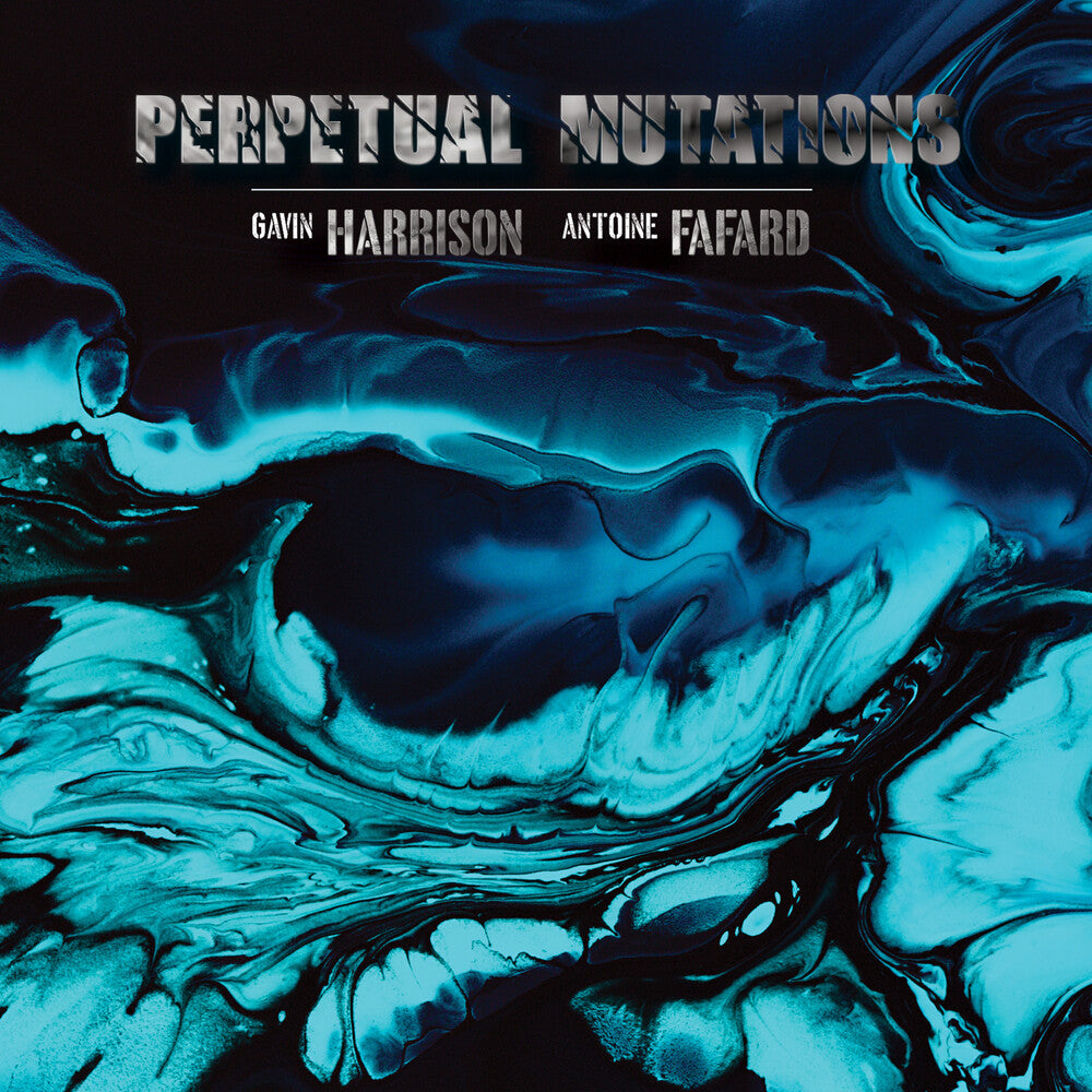 the album cover for Gavin Harrison / Fafard,Antoine - Perpetual Mutations