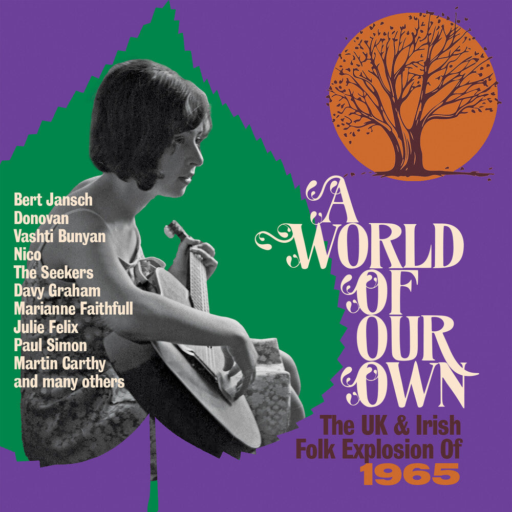 the album cover for World of Our Own: Uk & Irish Folk Explosion of 65 - A World Of Our Own - The UK & Irish Folk Explosion Of 1965 / Various