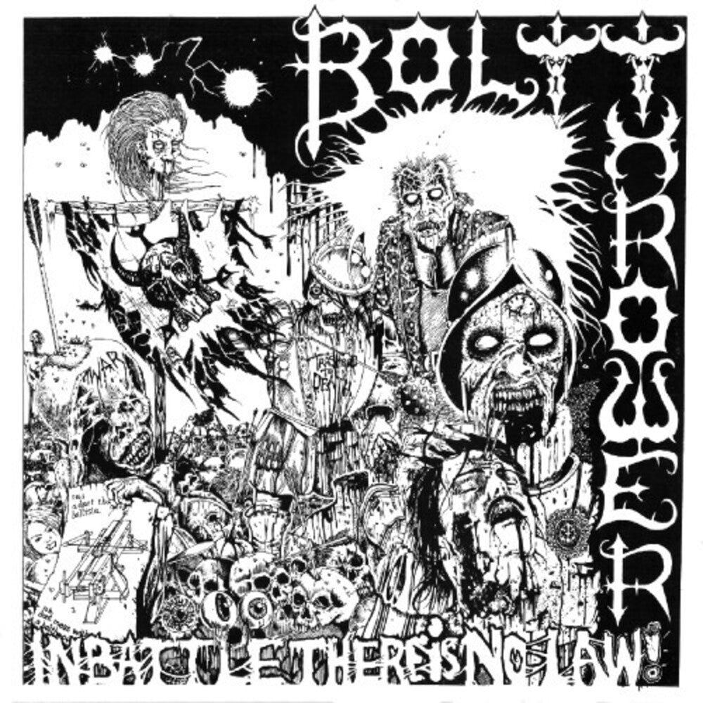the album cover for Bolt Thrower - In Battle There's No Law (Uk)