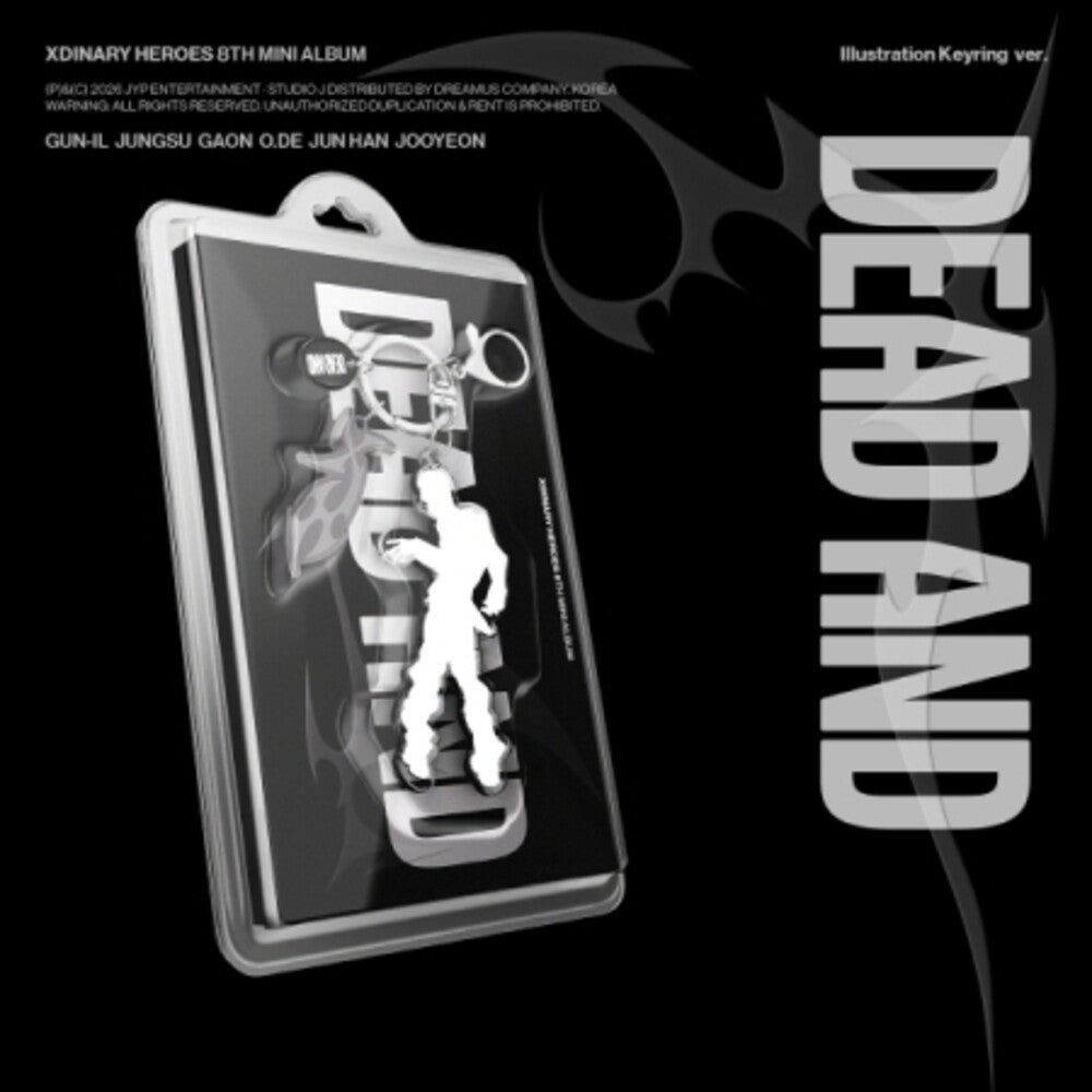 the album cover for Xdinary Heroes - Dead And - Illustration Keyring Version