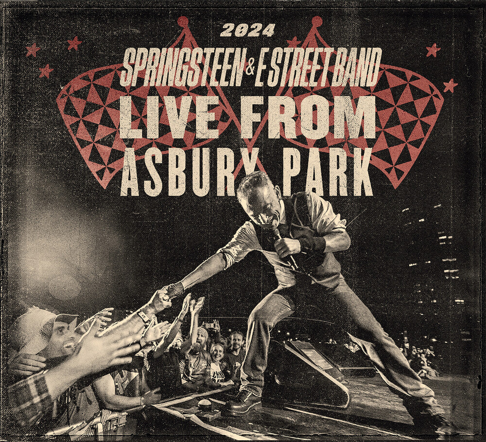 the album cover for Bruce Springsteen & The E Street Band - Live From Asbury Park 2024