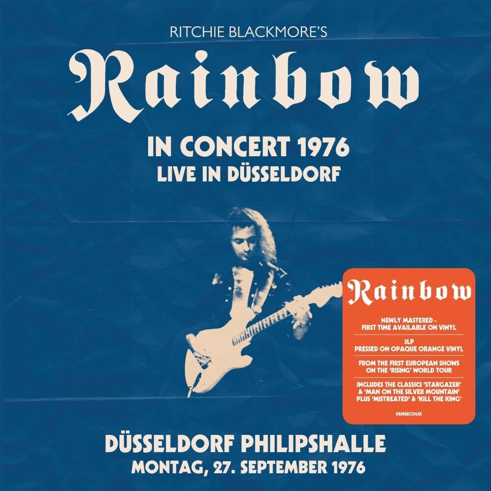 the album cover for Ritchie Blackmore / Rainbow - Live In Dusseldorf 1976: Philipshalle 27.9.76 (Uk)
