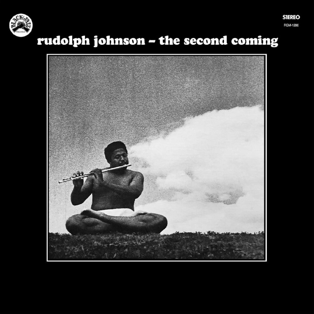 the album cover for Rudolph Johnson - Second Coming - Remastered - Blue/Black Swirl