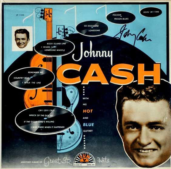 JOHNNY CASH- WITH HIS HOT