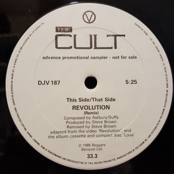 THE CULT- S/T