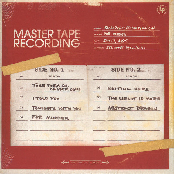 BLACK REBEL MOTORCYCLE CLUB-FOR MURDER