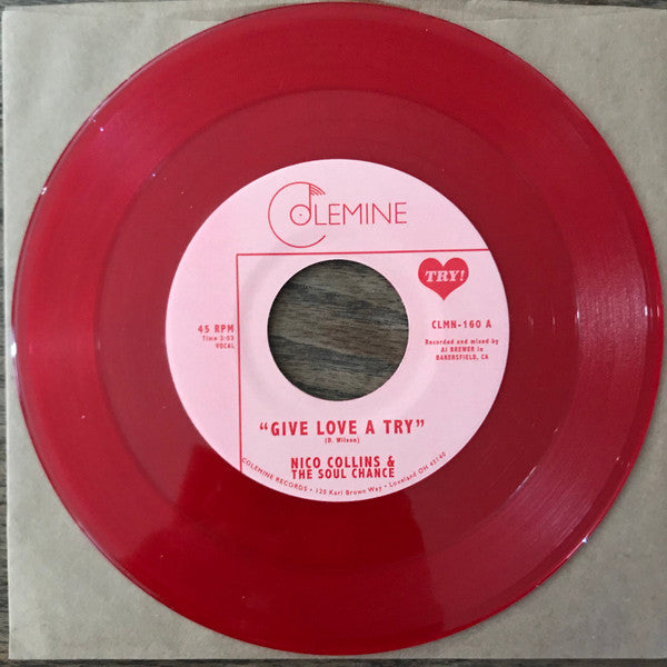 NICO COLLINS & THE SOUL CHANCE-GIVE LOVE A TRY 7"
