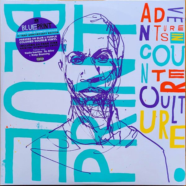 BLUEPRINT- ADVENTURES IN COUNTER CULTURE (BLUE PURPLE)