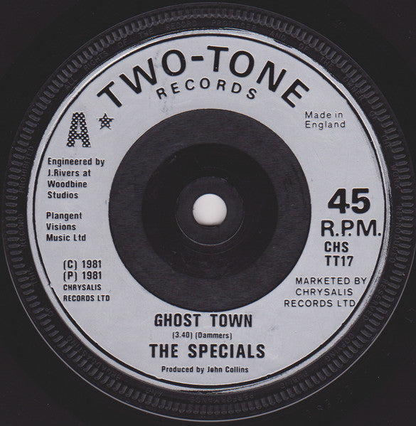 SPECIALS- GHOST TOWN 12" SINGLE