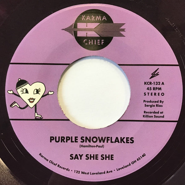 Say She She - Purple Snowflakes 7"