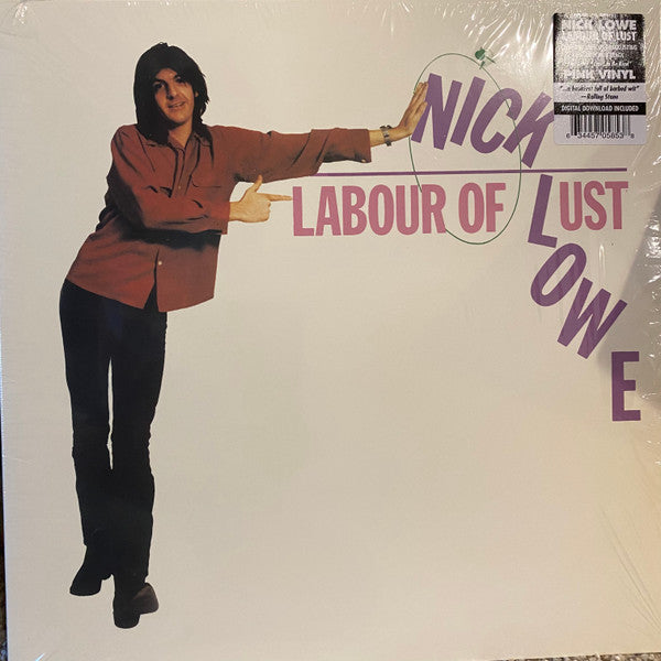 NICK LOWE- LABOUR OF LUST (PINK)