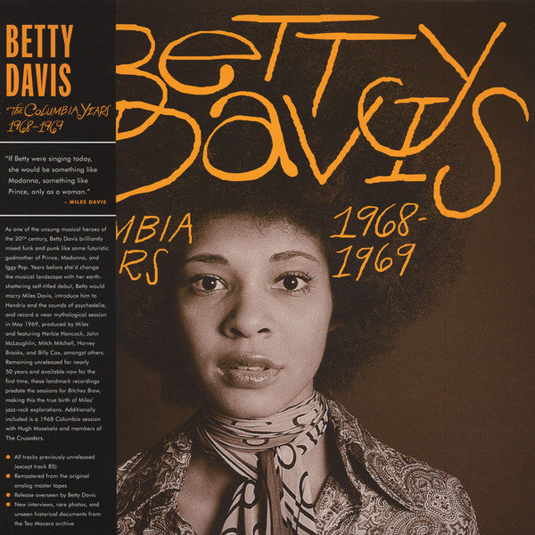 DAVIS,BETTY-COLUMBIA YEARS