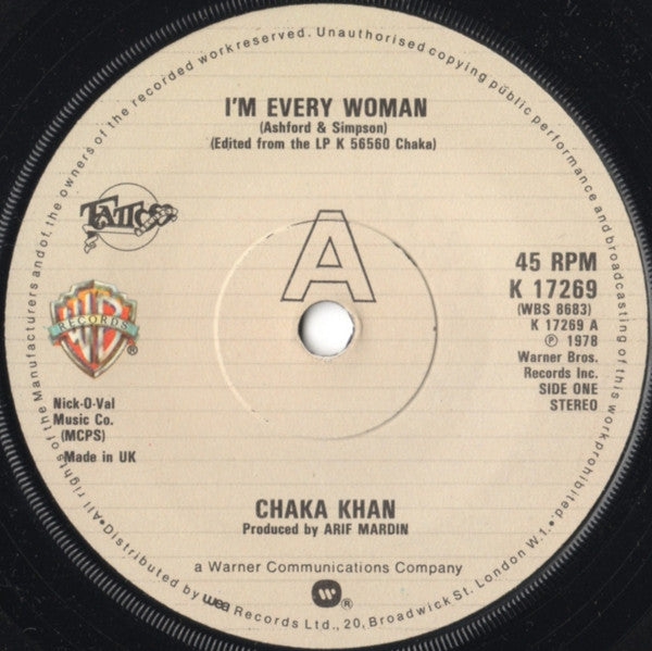 CHAKA KHAN- I'M EVERY WOMAN