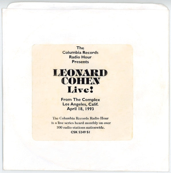 LIKE A DRUNK-COHEN COMP