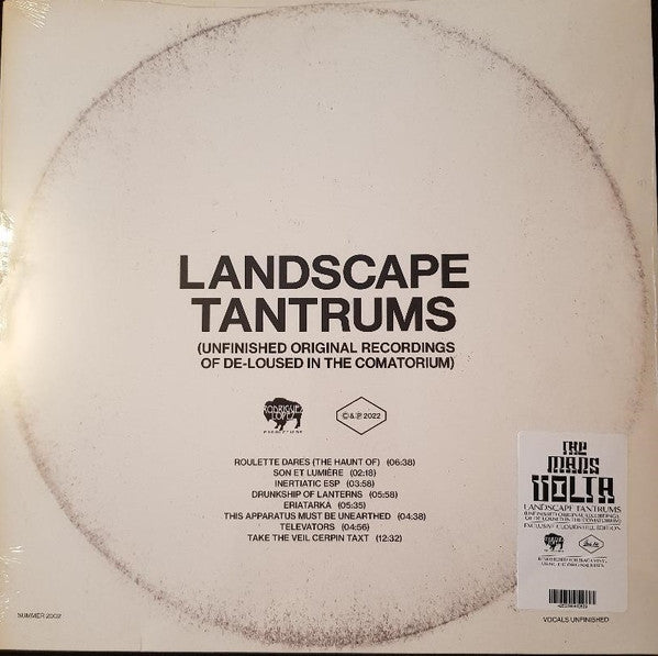 MARS VOLTA - Landscape Tantrums (Unfinished Original Recordings Of De-Loused In The Comatorium)
