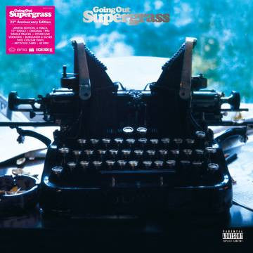 SUPERGRASS- GOING OUT (BURGUNDY SILVER)