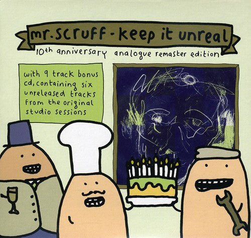 the album cover for Mr. Scruff - Keep It Unreal [10th Anniversary Analogue Remaster Edition]