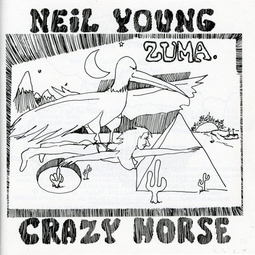 the album cover for Neil Young - Zuma