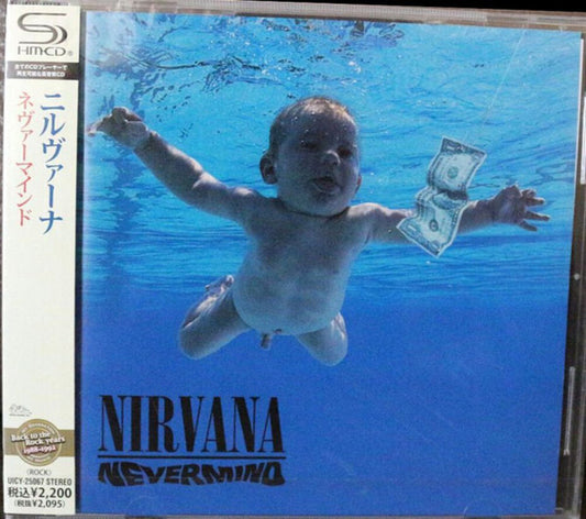 the album cover for Nirvana - Nevermind
