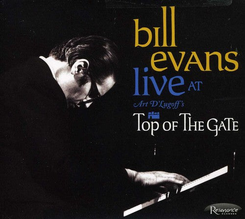 the album cover for Bill Evans - Live at Art Dlugoff's Top of the Gate