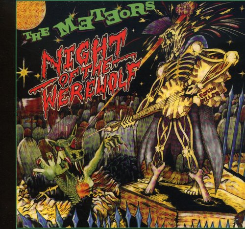 the album cover for The Meteors - Day The Earth Spat Blood/Go Go [Import]