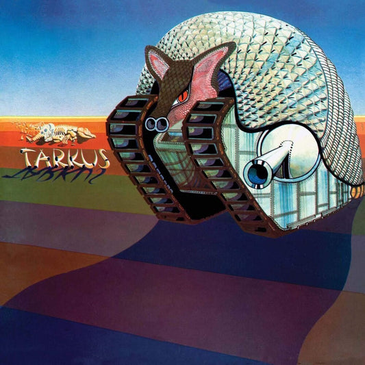 the album cover for Emerson, Lake & Palmer - Tarkus