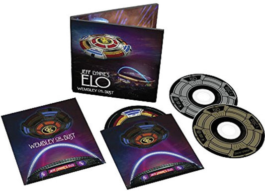 the album cover for Jeff Lynne's ELO - Jeff Lynne's ELO: Wembley Or Bust [2CD/Blu-ray]