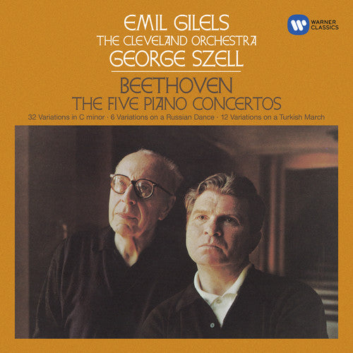 the album cover for Emil Gilels - Piano Concertos 1-5