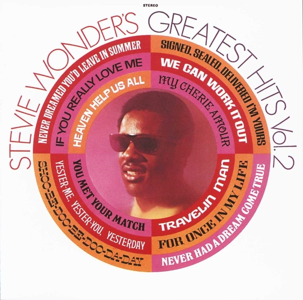 the album cover for Stevie Wonder - Greatest Hits 2 [180 Gram]