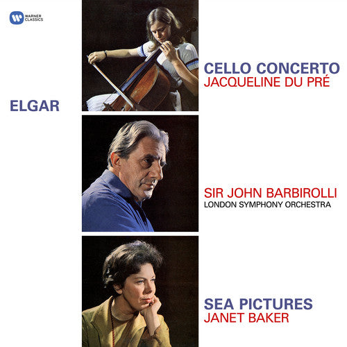 the album cover for Elgar / Pre / Baker / Barbirolli - Cello Concerto Sea Pictures