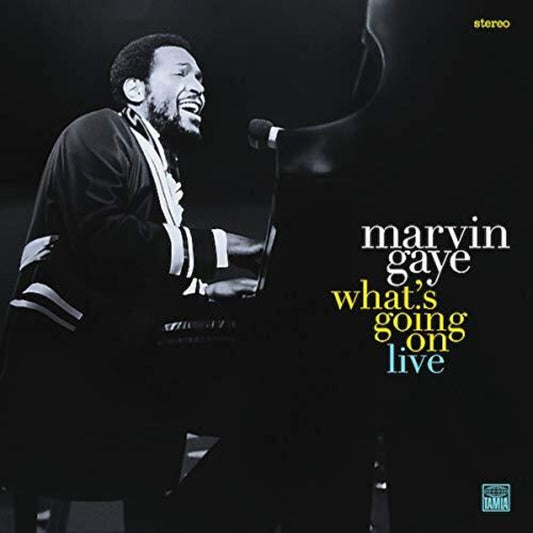 the album cover for Marvin Gaye - What's Going On Live [LP]