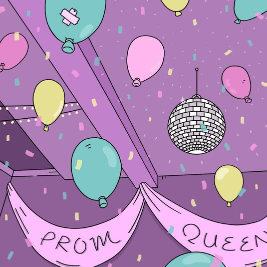 the album cover for Beach Bunny - Prom Queen / Sports EP [Vinyl]