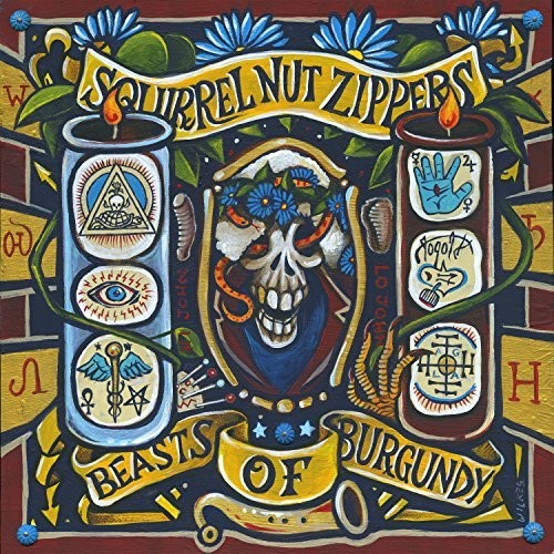 the album cover for Squirrel Nut Zippers - Beasts Of Burgundy