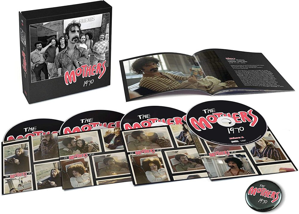 the album cover for Frank Zappa & The Mothers - The Mothers 1970 [4CD Box Set]