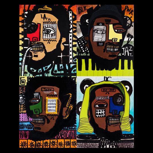the album cover for Terrace Martin / Glasper,Robert / 9th Wonder - Dinner Party [Download Included]