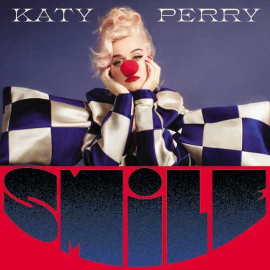 the album cover for Katy Perry - Smile [Limited Edition Bone White LP]