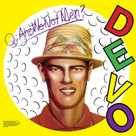 the album cover for Devo - Q: Are We Not Men? A: We Are Devo! [Rocktober 2020 LP]