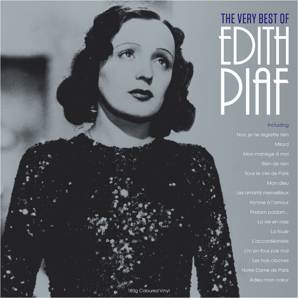 the album cover for Edith Piaf - Very Best Of [Clear Vinyl] [180 Gram] (Uk)