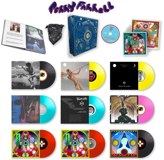 the album cover for Perry Farrell - The Glitz; The Glamour [Indie Exclusive Limited Edition LP Box Set]